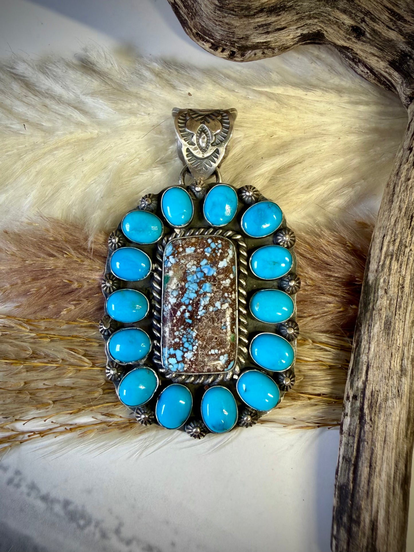 Golden Hills & Sleeping Beauty Pendant