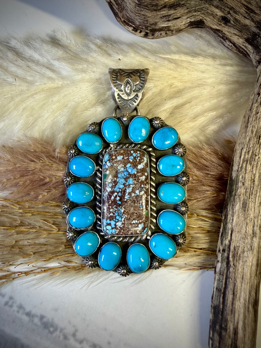 Golden Hills & Sleeping Beauty Pendant