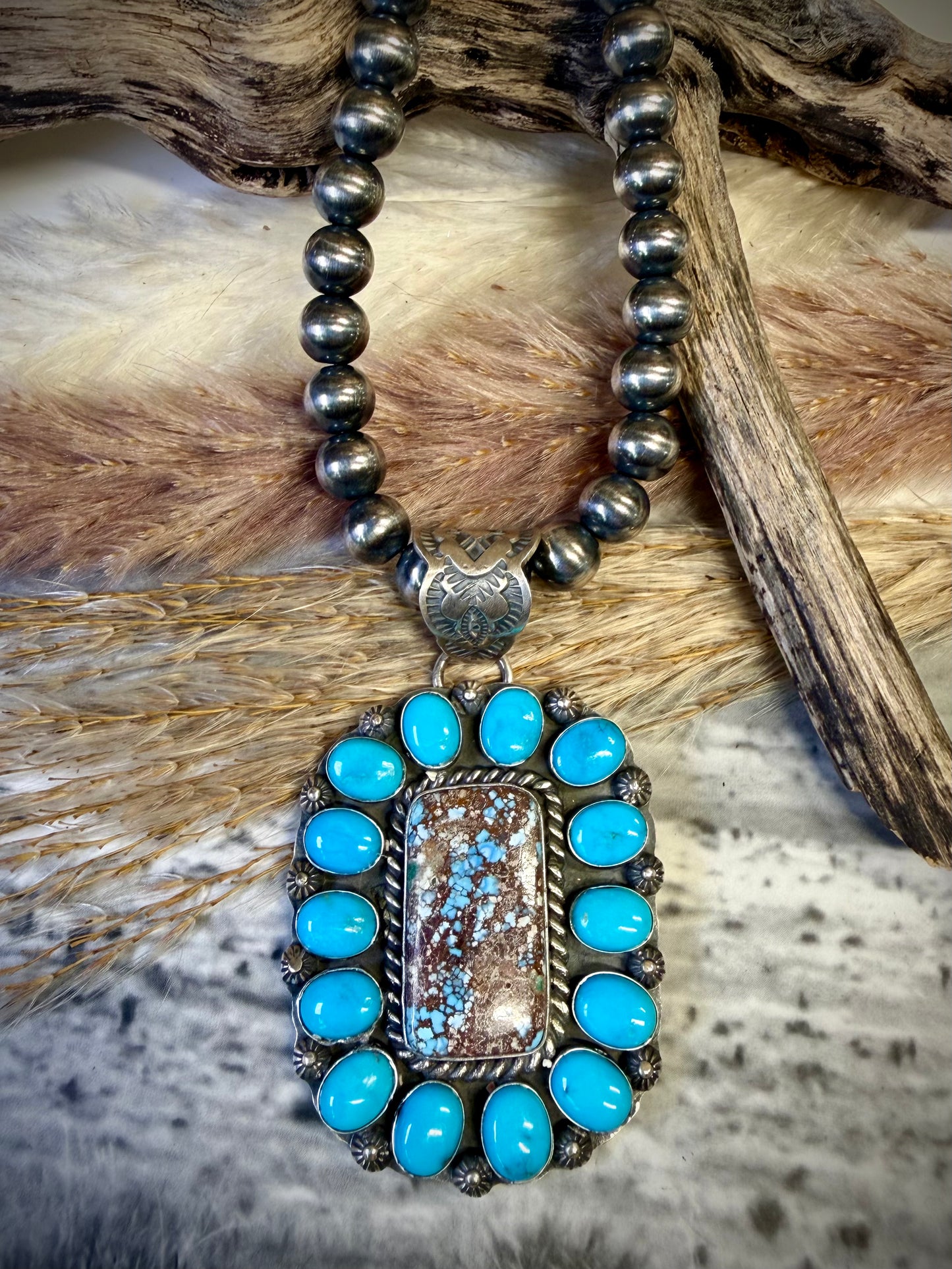 Golden Hills & Sleeping Beauty Pendant