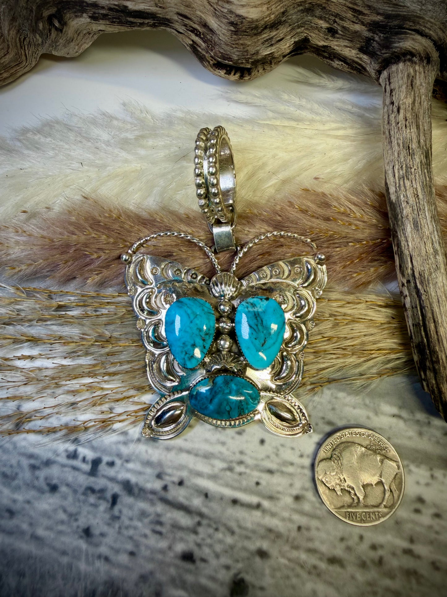 Emerson Delgarito Butterfly Pendant