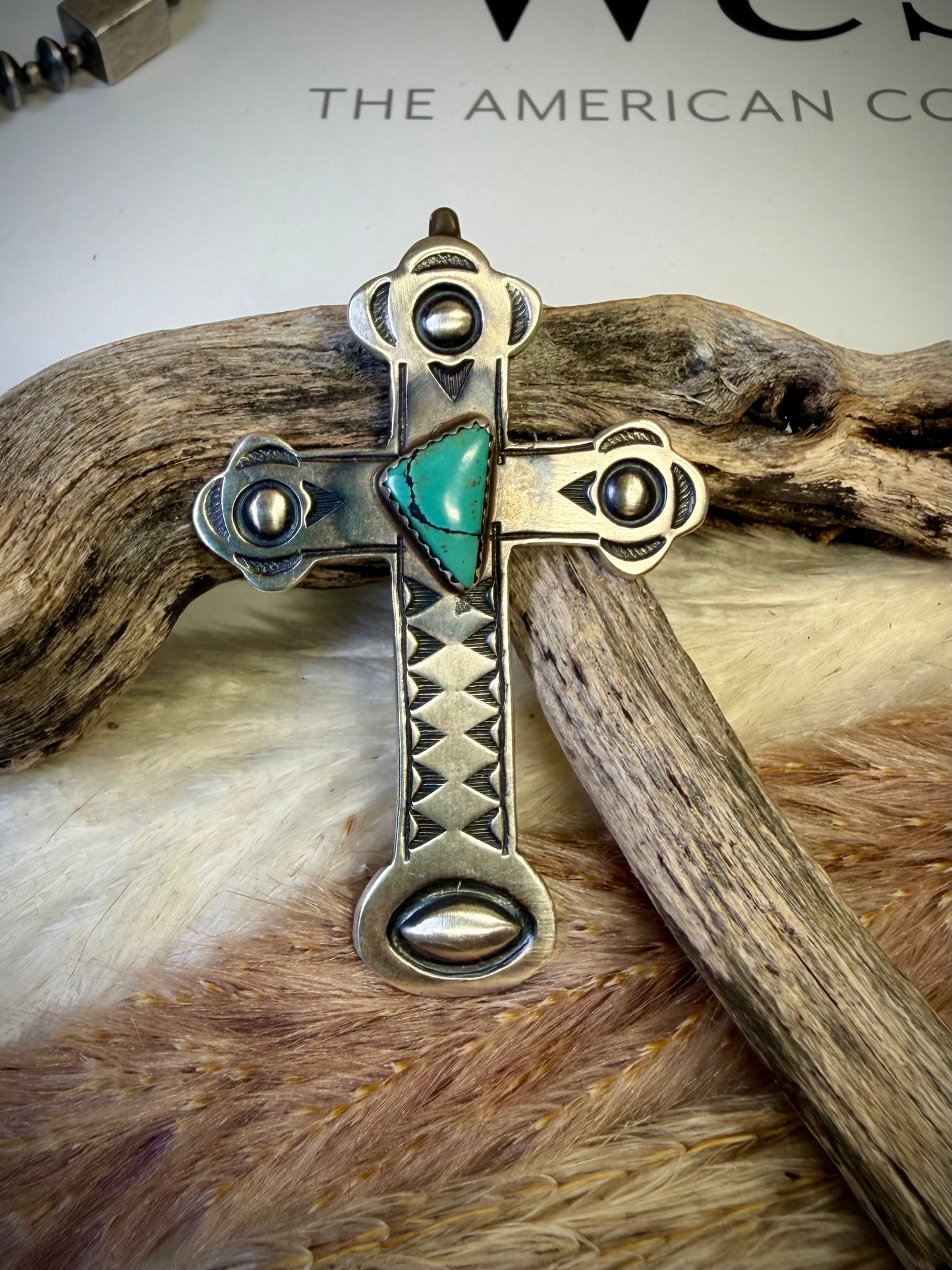 Mary Cayatineto Cross Pendant