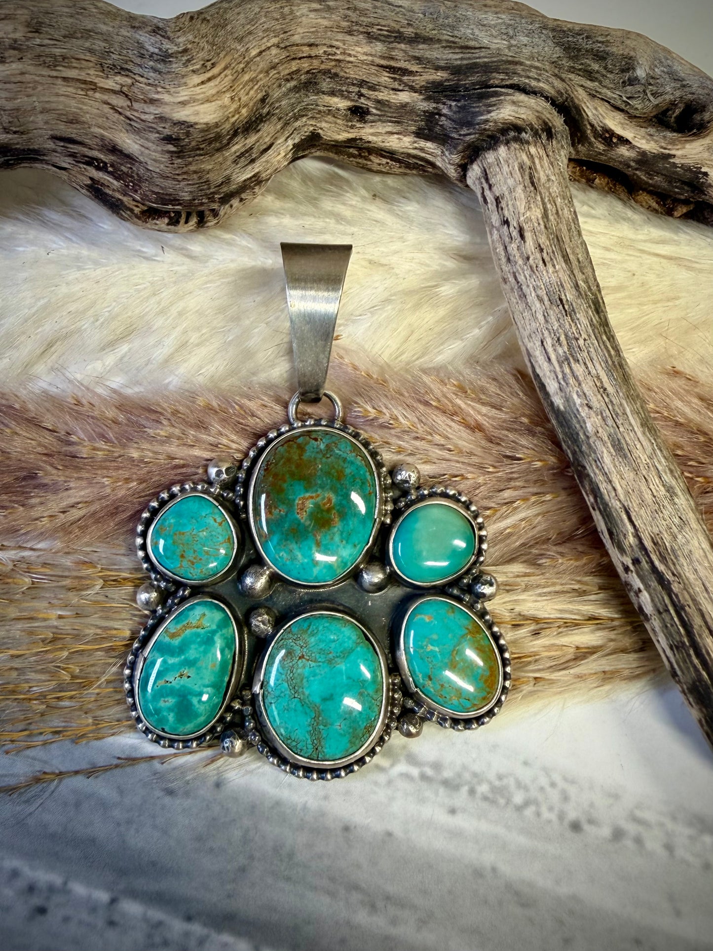 Ella Peter Six Stone Royston Pendant