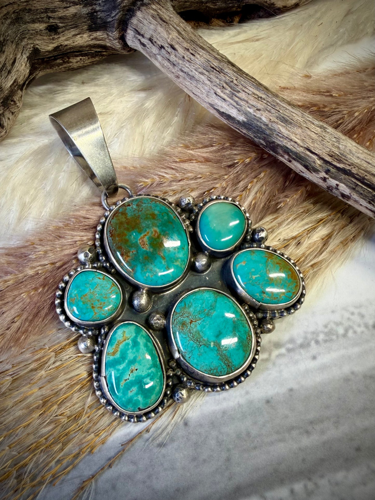 Ella Peter Six Stone Royston Pendant