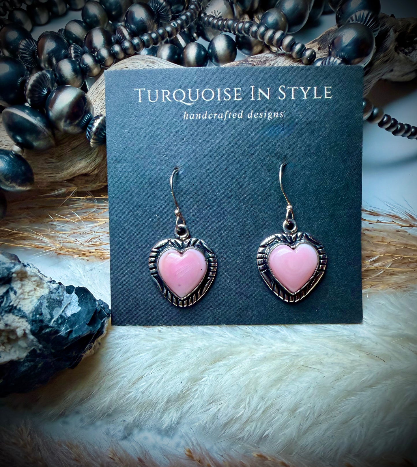 Pink Heart Single Dangle