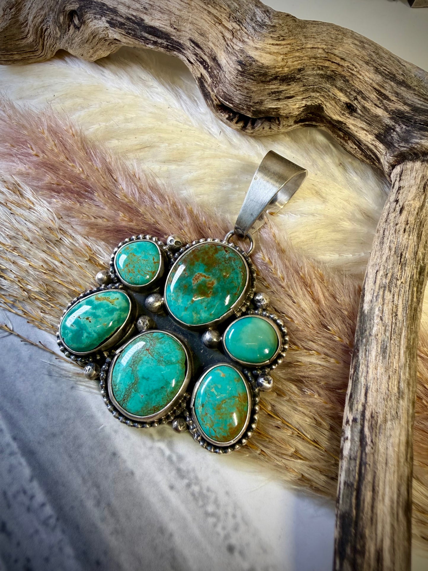 Ella Peter Six Stone Royston Pendant