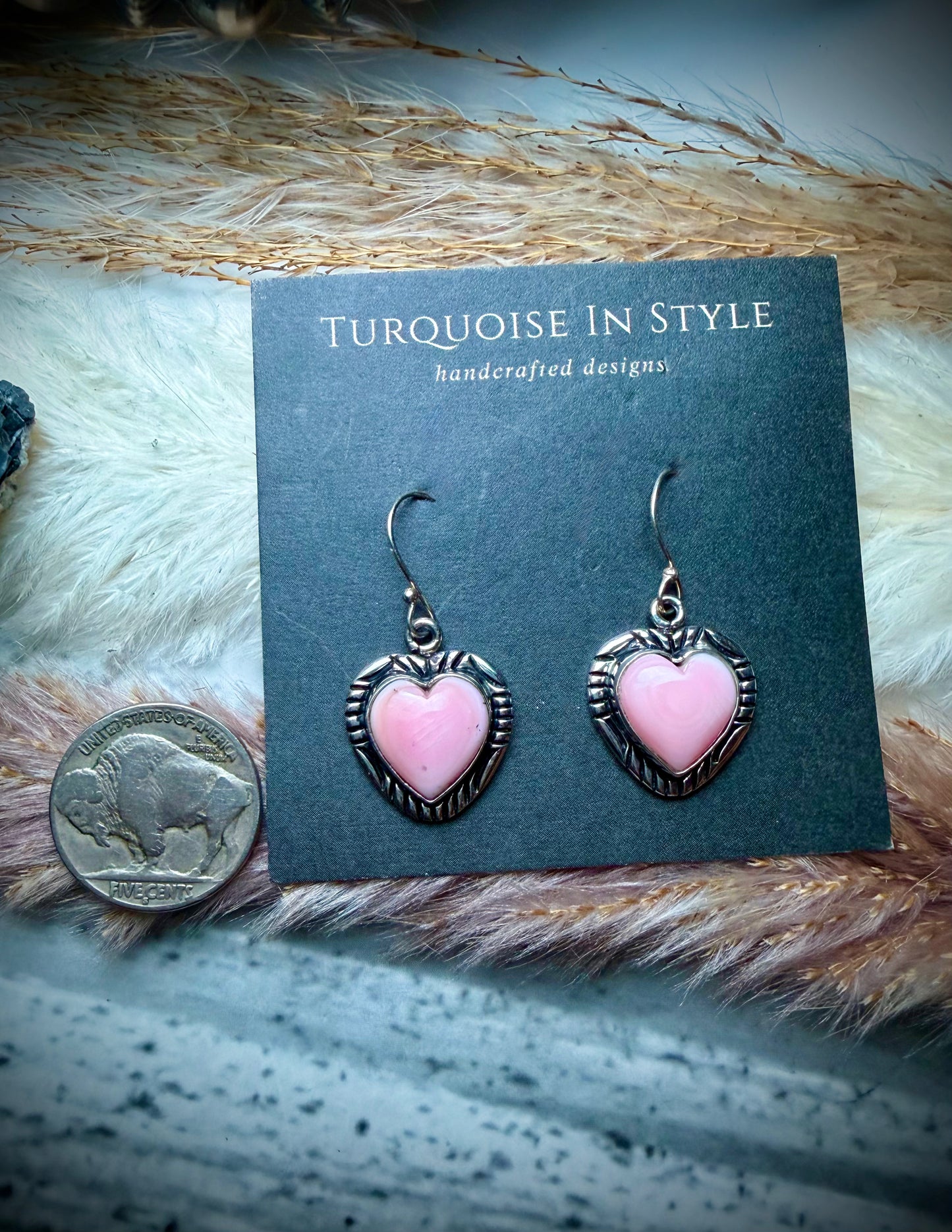 Pink Heart Single Dangle