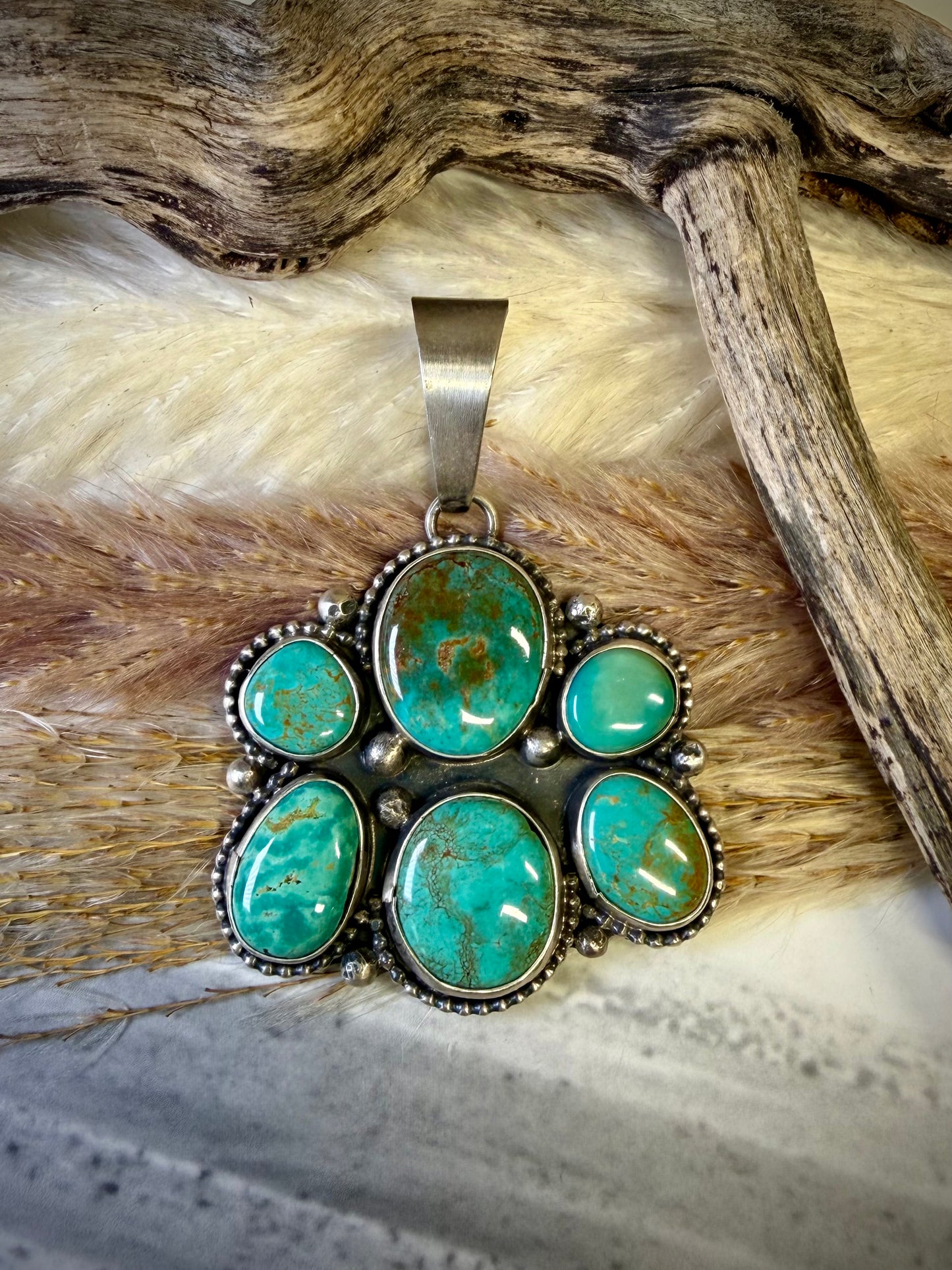 Ella Peter Six Stone Royston Pendant