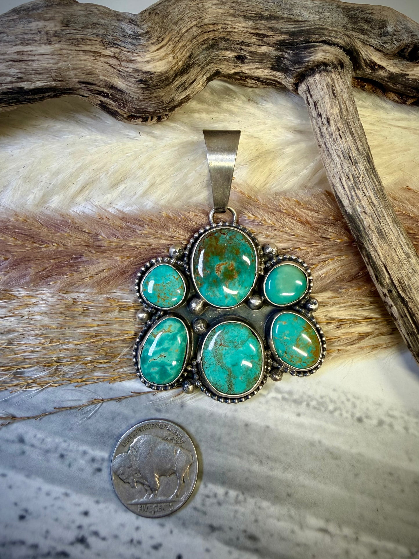 Ella Peter Six Stone Royston Pendant