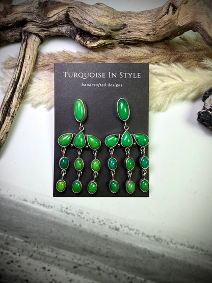 Federico Carico Lake Chandelier Earrings