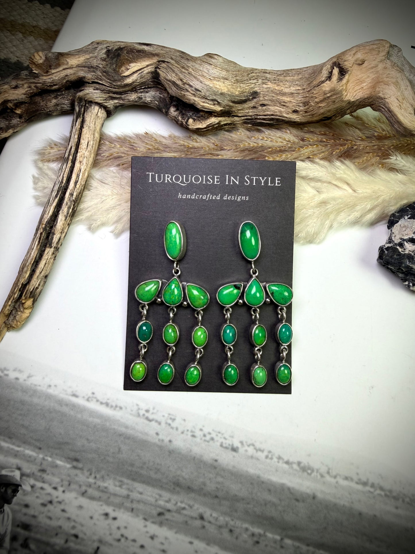 Federico Carico Lake Chandelier Earrings