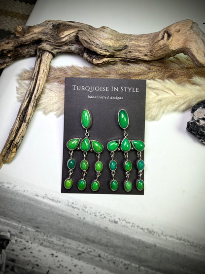 Federico Carico Lake Chandelier Earrings