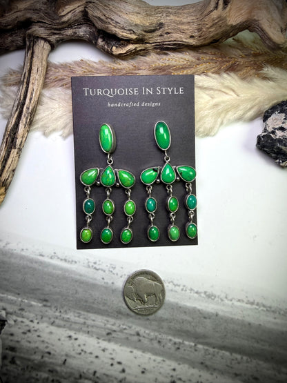 Federico Carico Lake Chandelier Earrings
