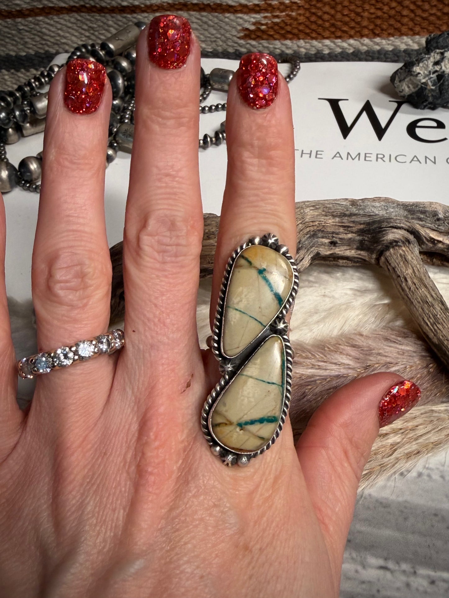 Adjustable Royston Ribbon Ring