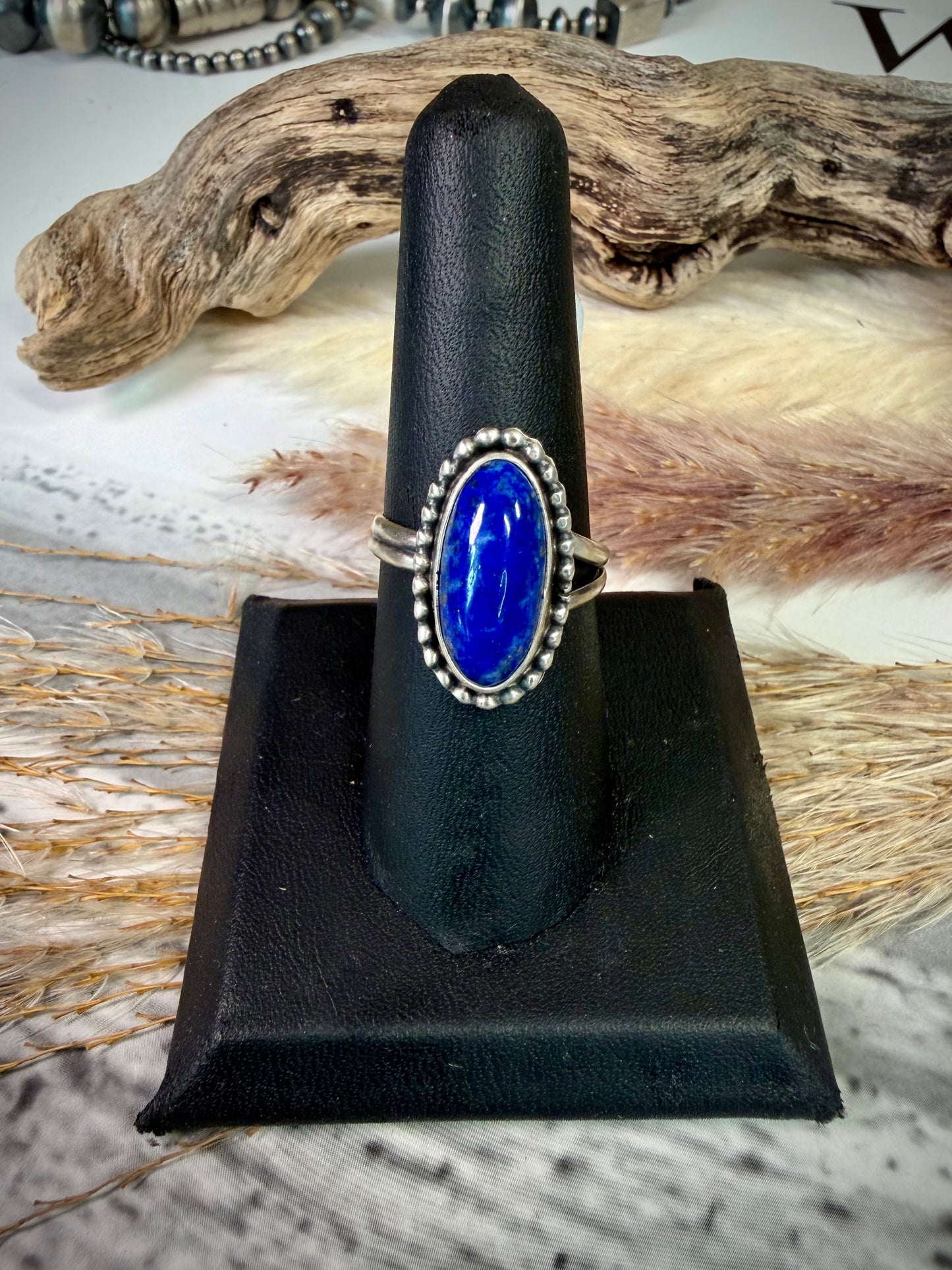 Adjustable Lapis Rings