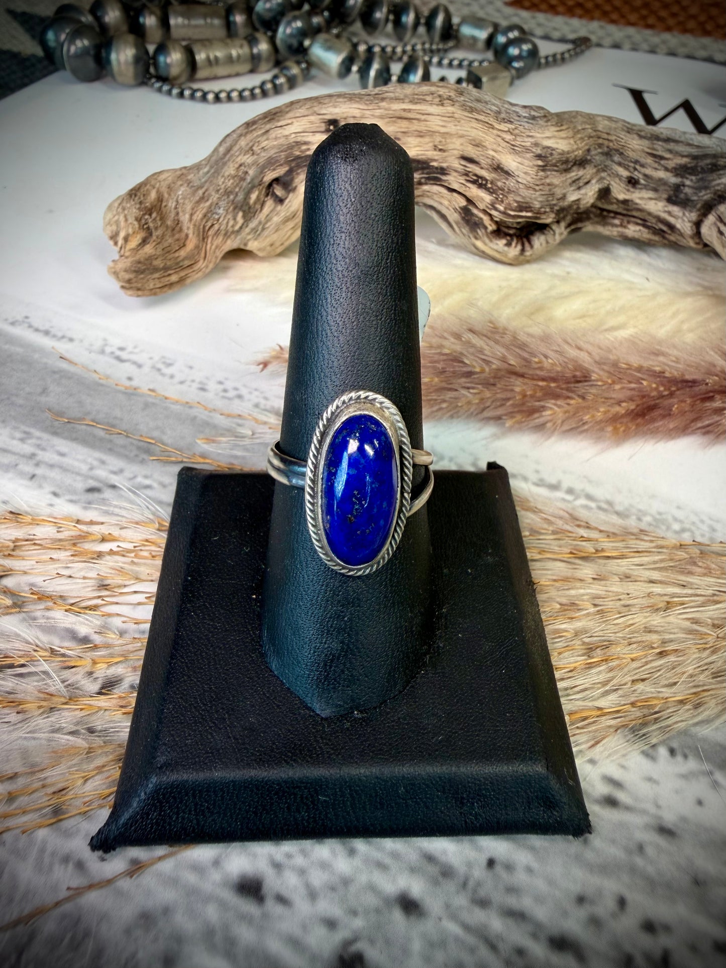 Adjustable Lapis Rings