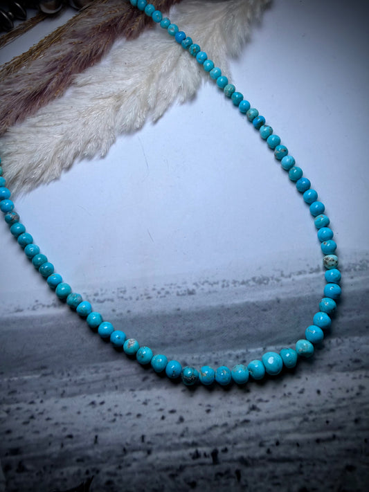 Whitewater Turquoise Graduate Beaded Necklace