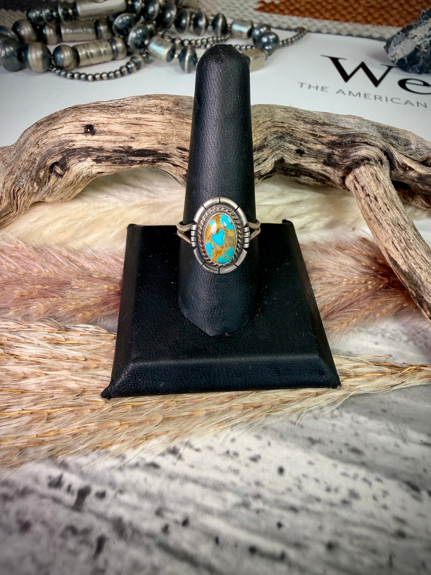 Size 10 Kingman Turquoise Ring