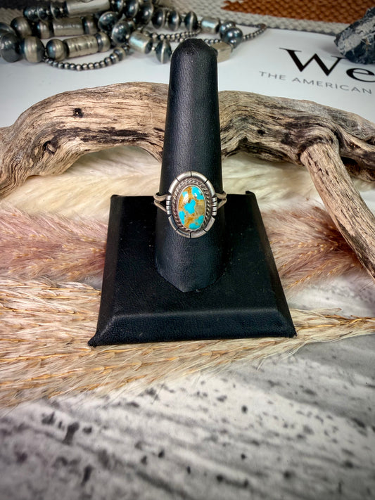 Size 10 Kingman Turquoise Ring