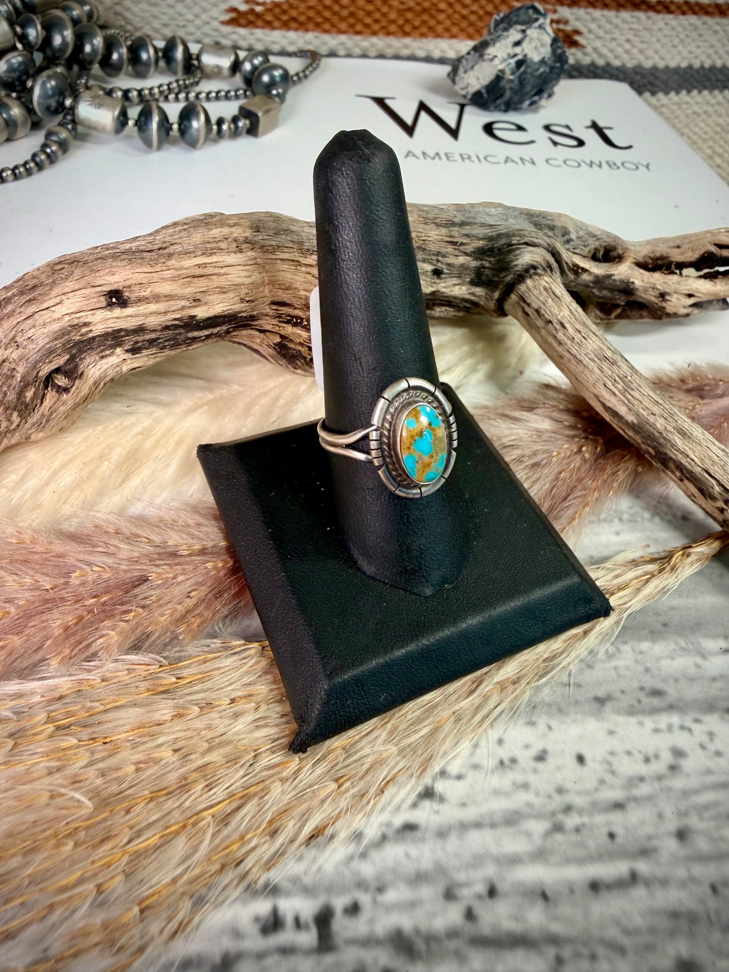 Size 10 Kingman Turquoise Ring