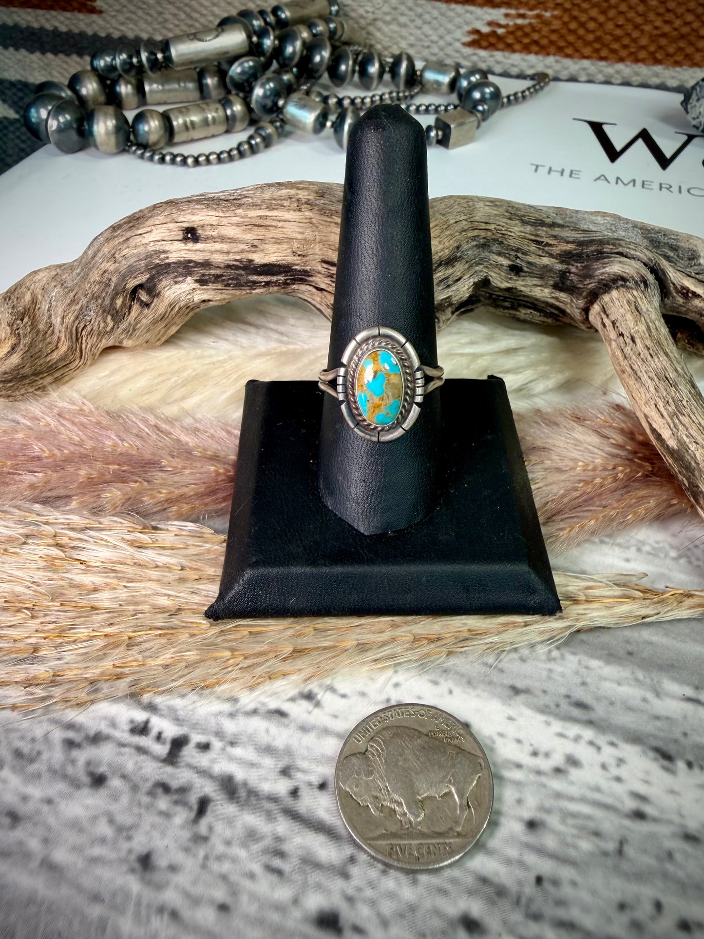 Size 10 Kingman Turquoise Ring