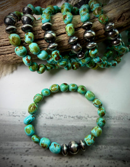 Sonoran Gold Stretch Bracelet- More Stones