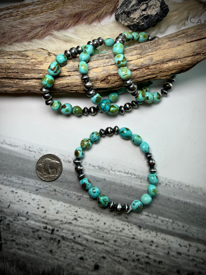 Sonoran Gold Stretch Bracelet- More pearls