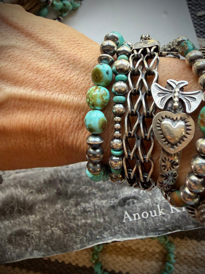 Sonoran Gold Stretch Bracelet- More pearls