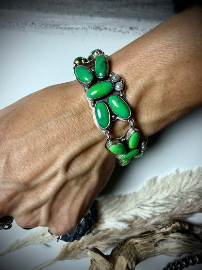 Federico Carico Lake & Freshwater Pearl Butterfly Bracelet