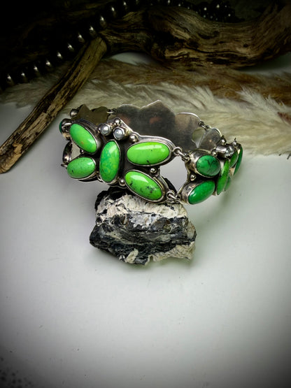 Federico Carico Lake & Freshwater Pearl Butterfly Bracelet