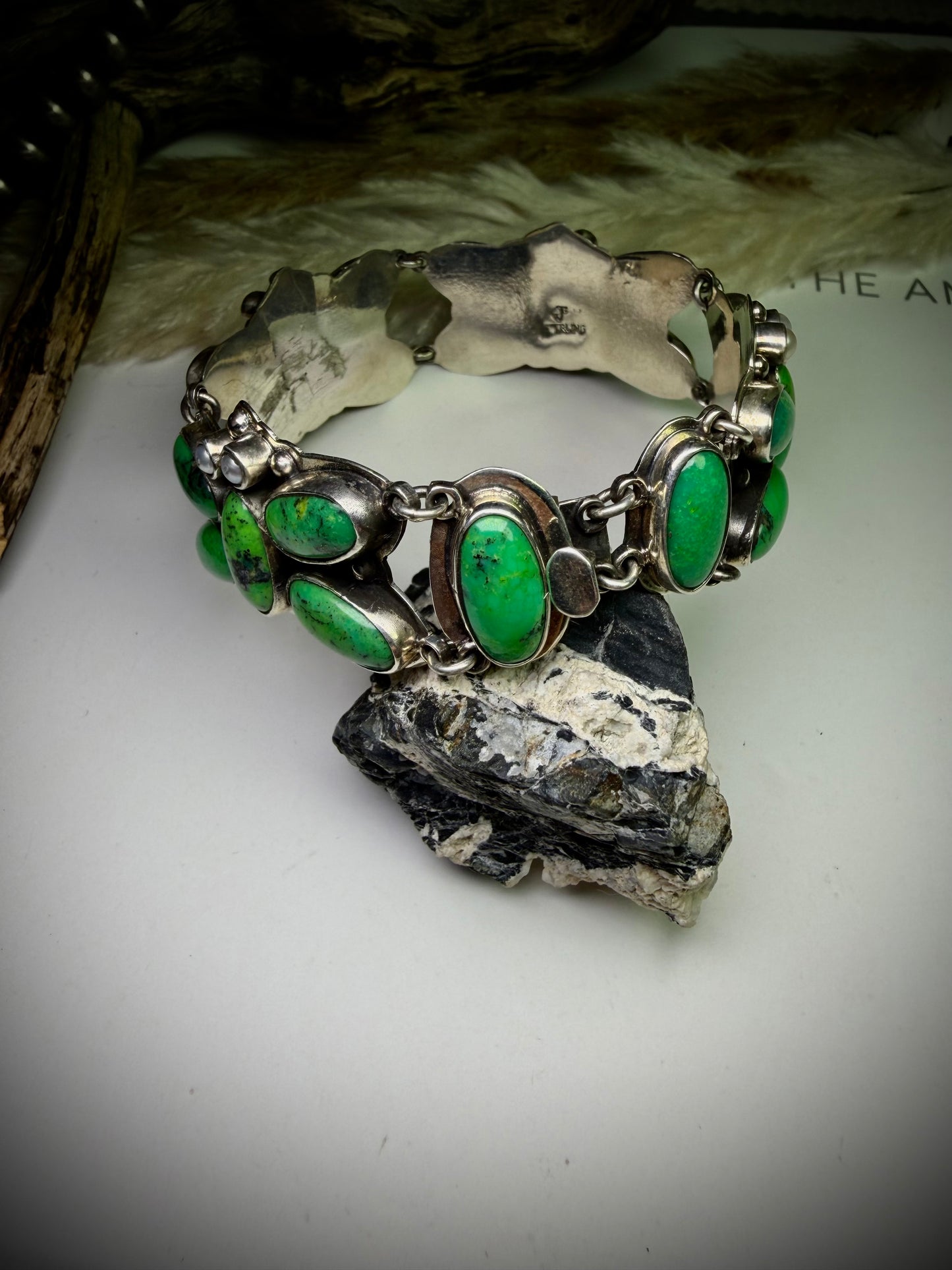 Federico Carico Lake & Freshwater Pearl Butterfly Bracelet