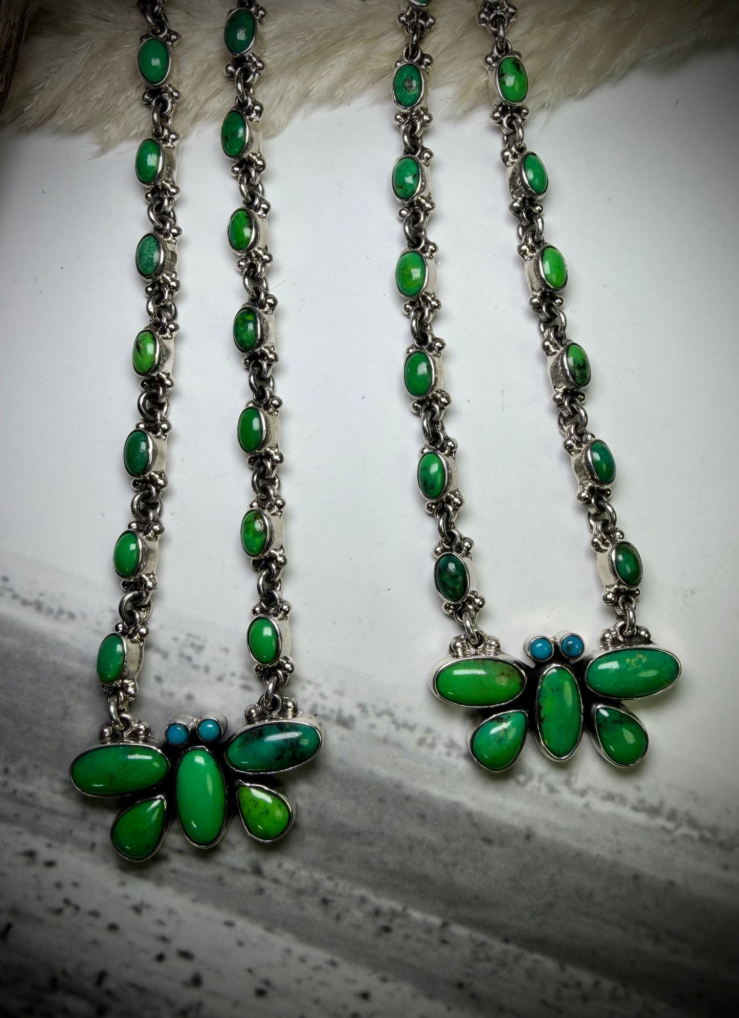 Federico Carico Lake Butterfly Necklaces