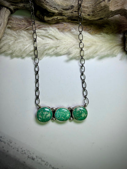 Three Stone Royston Necklace