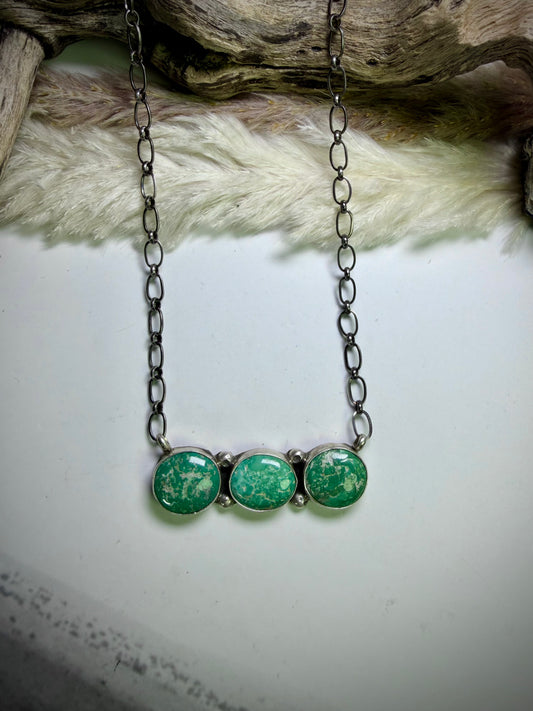 Three Stone Royston Necklace