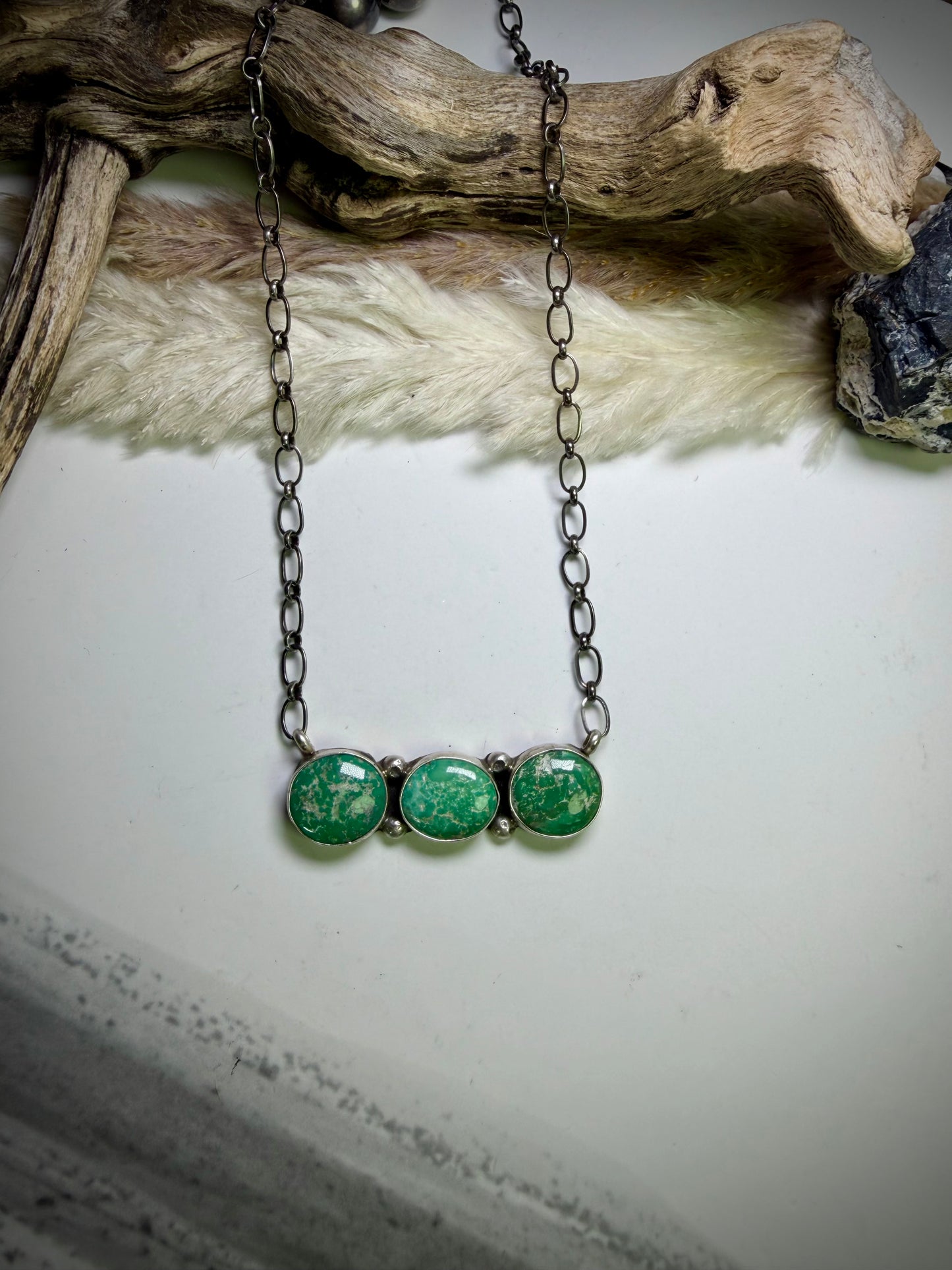 Three Stone Royston Necklace