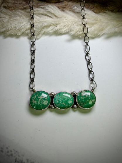 Three Stone Royston Necklace