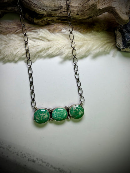 Three Stone Royston Necklace