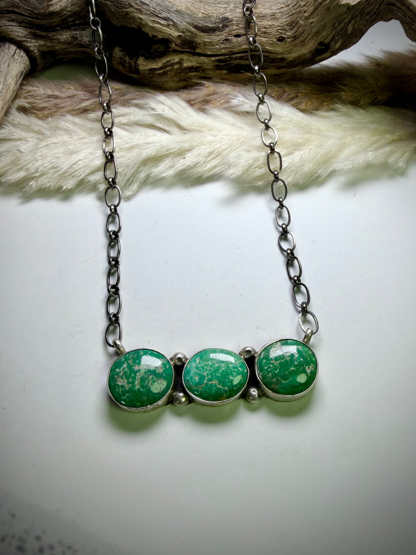Three Stone Royston Necklace