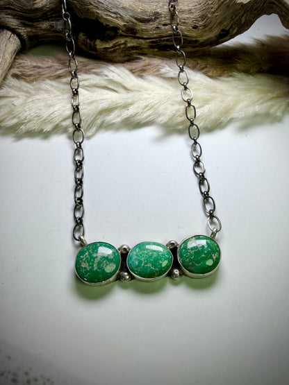 Three Stone Royston Necklace