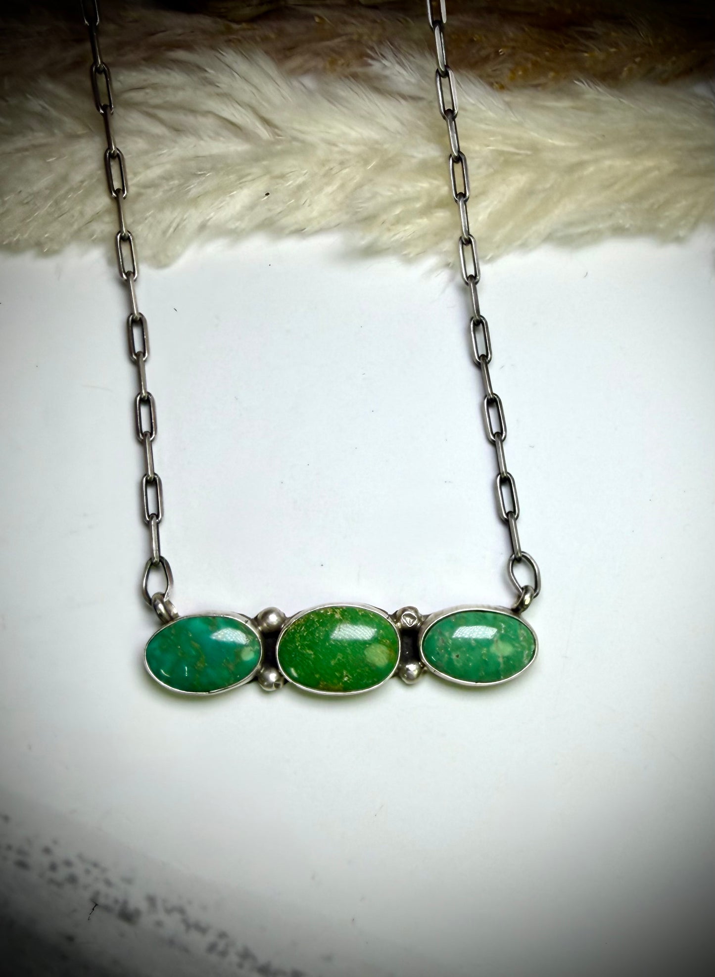 Three Stone Royston Necklace