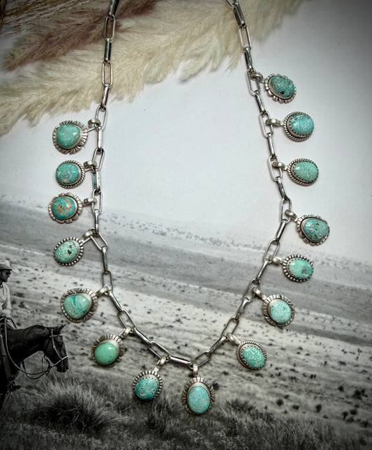 Dry Creek Turquoise Charm Necklace