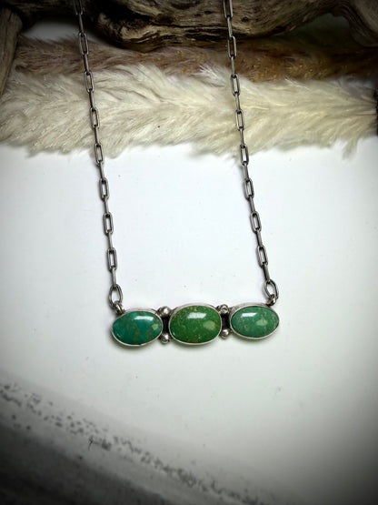 Three Stone Royston Necklace
