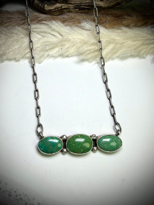 Three Stone Royston Necklace
