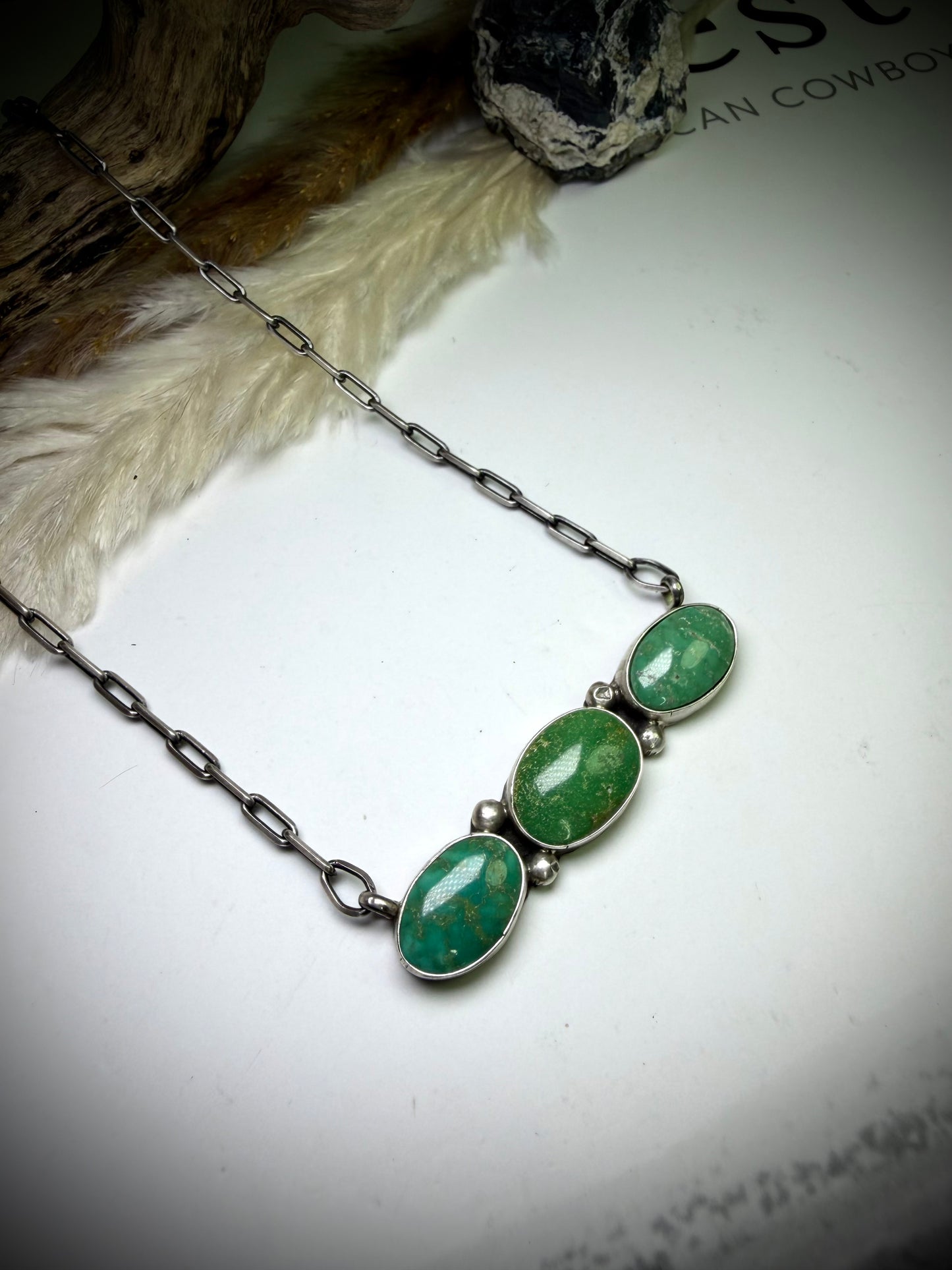 Three Stone Royston Necklace