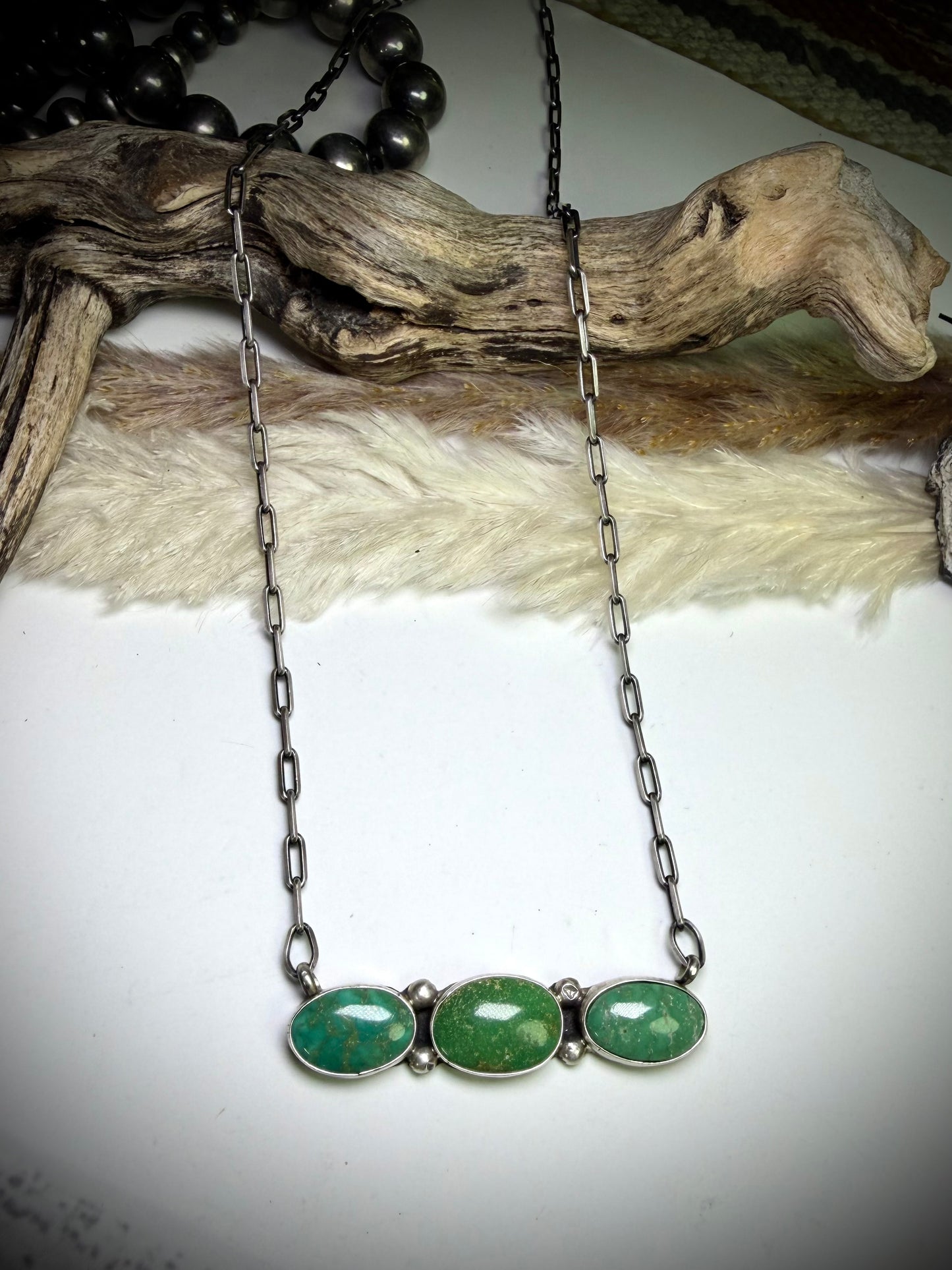Three Stone Royston Necklace
