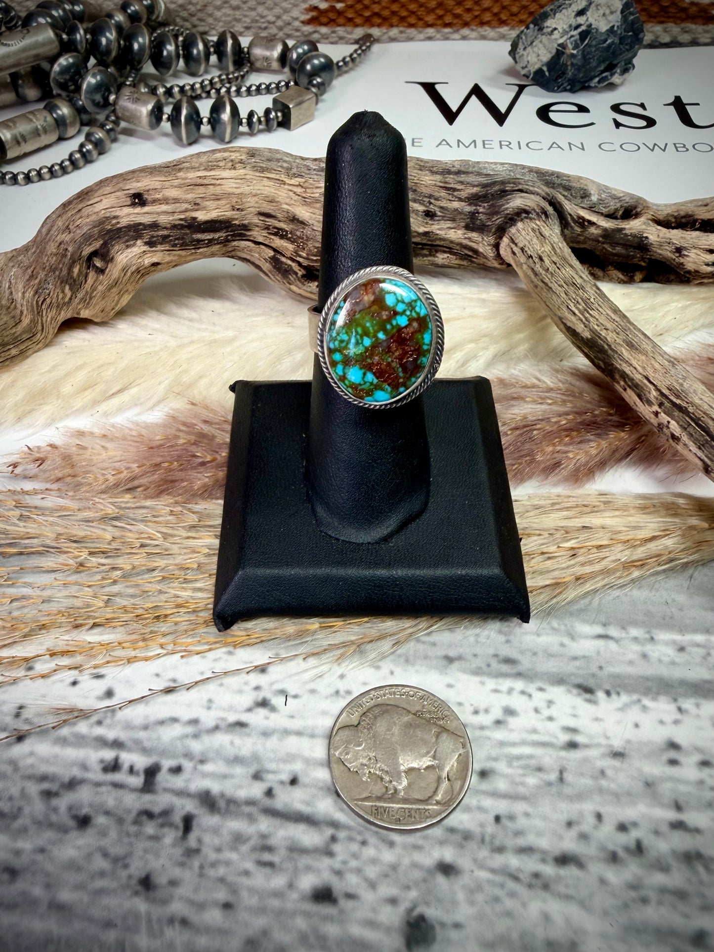 Adjustable Sonoran Gold Ring