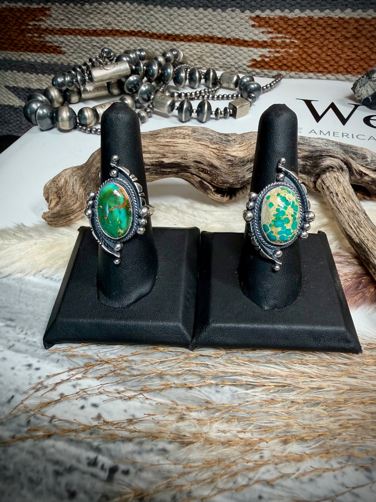 Maritta Benally Sonoran Gold Rings- Size 8