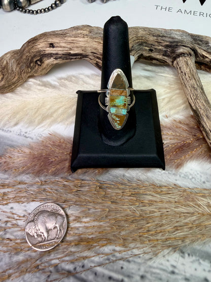 Brandon Etcity Inlay Ring Size 10