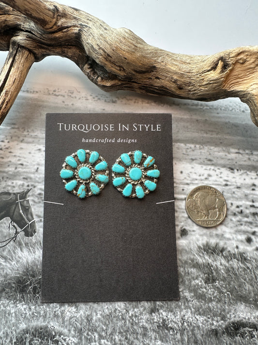 Juliana Benally Cluster Earrings