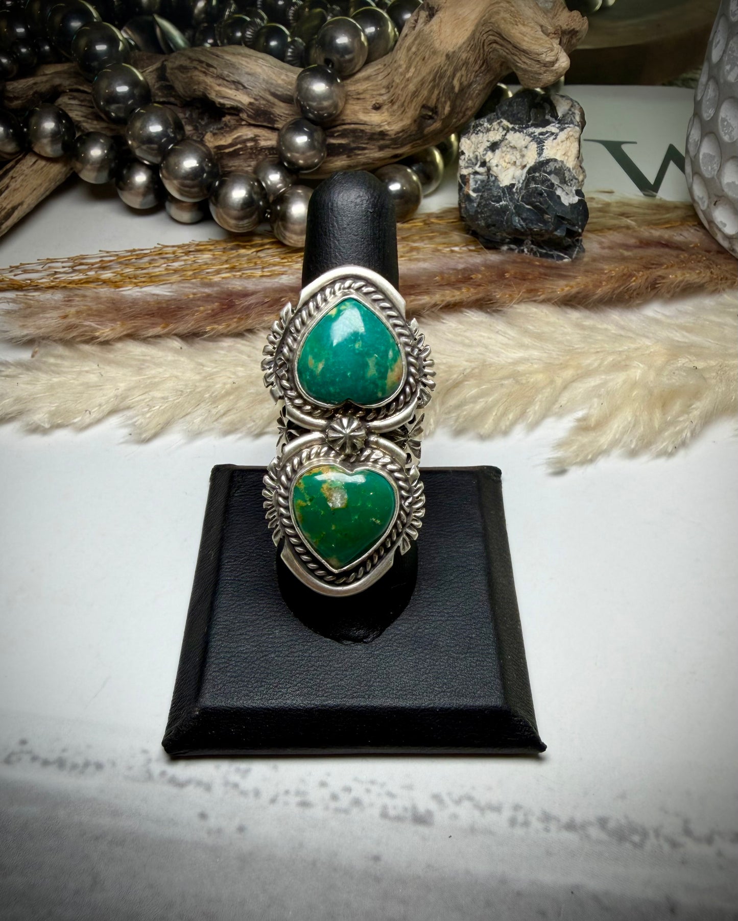 Royston Double Heart Ring