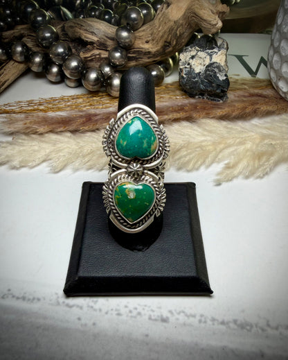 Royston Double Heart Ring